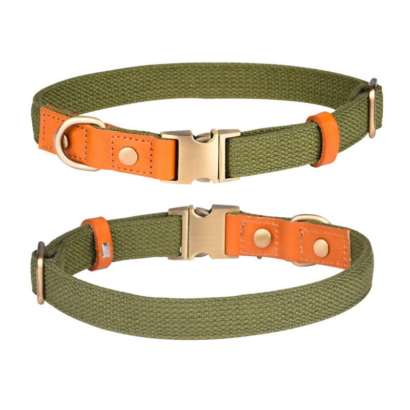 Leather Pet Collar – Comfortable & Durable Design - Doggy Dreamland