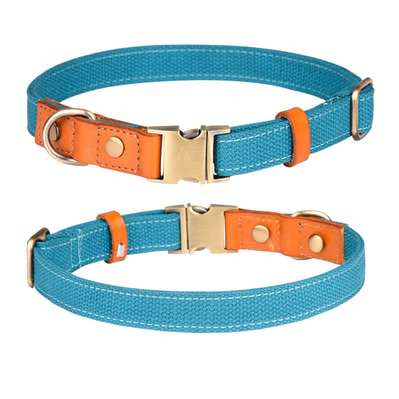 Leather Pet Collar – Comfortable & Durable Design - Doggy Dreamland
