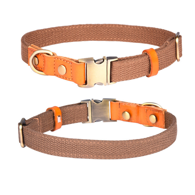 Leather Pet Collar – Comfortable & Durable Design - Doggy Dreamland