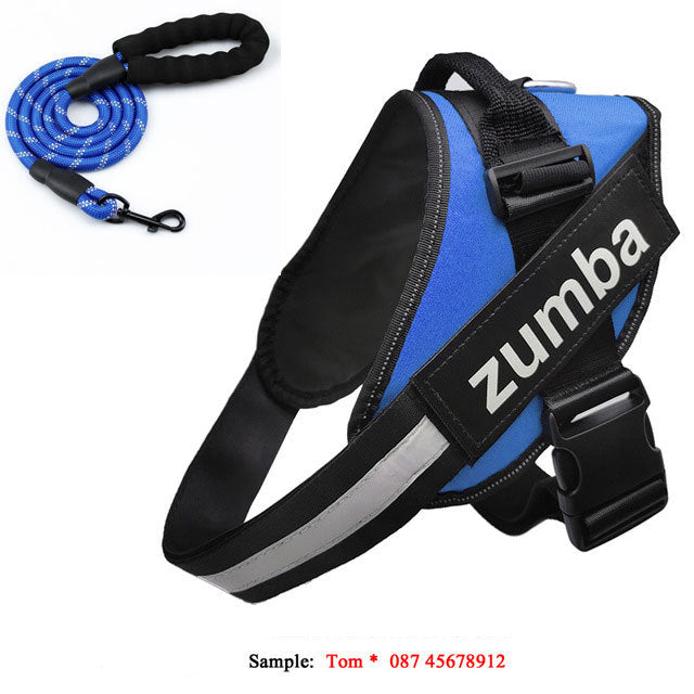Dog Harness & Leash Set – Reflective, Breathable & Adjustable Fit - Doggy Dreamland