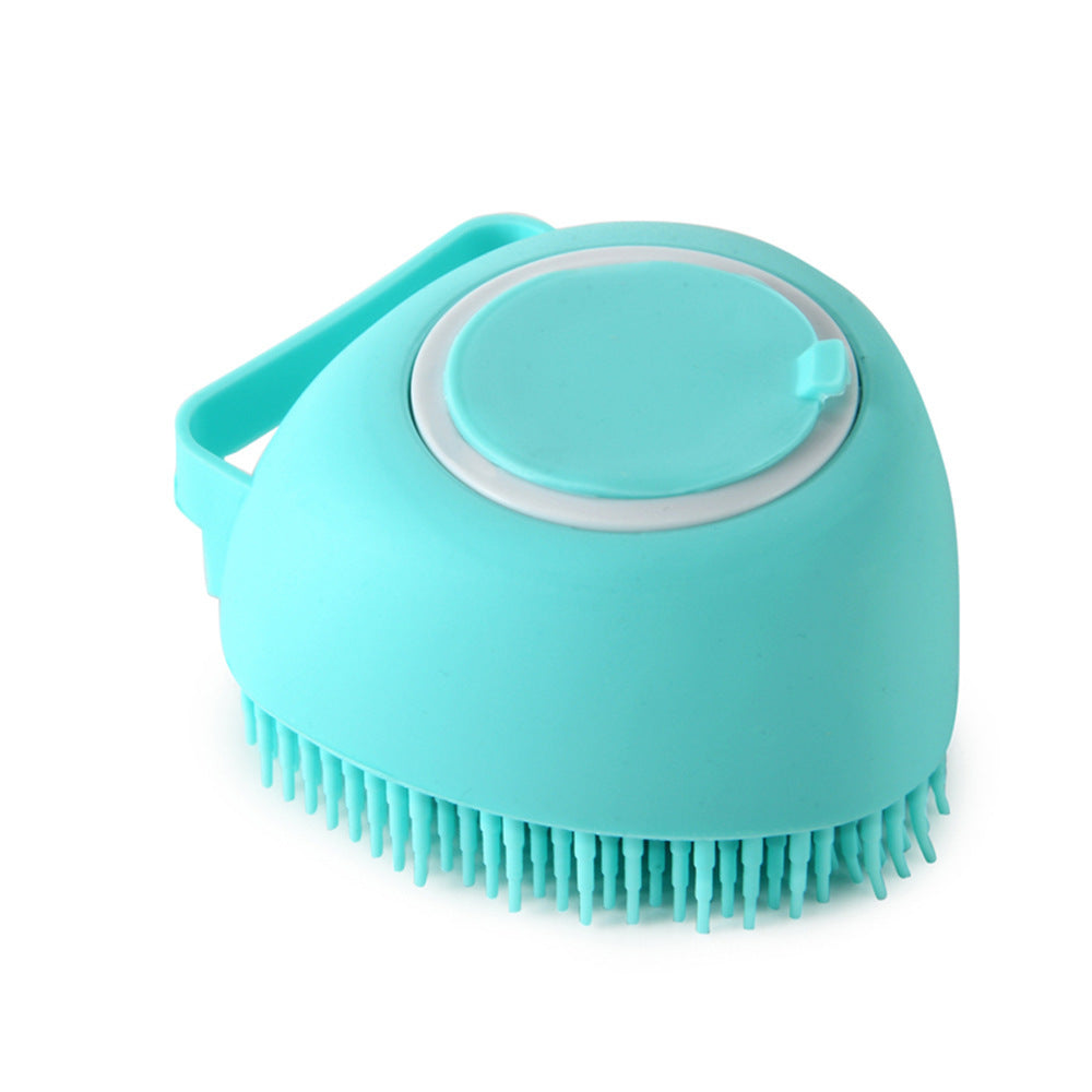 Silicone Dog & Cat Bath Brush – Grooming Gloves with Shampoo Dispenser for Easy Cleaning - Doggy Dreamland