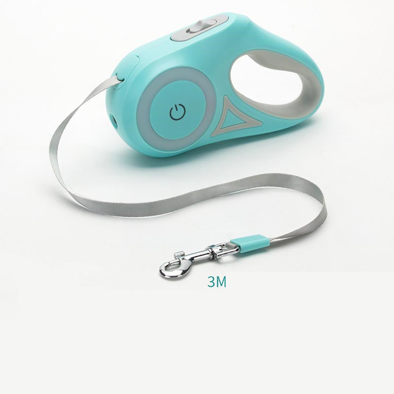 LED Spotlight Dog Leash and Collar – Smart, Retractable & Night Safe - Doggy Dreamland