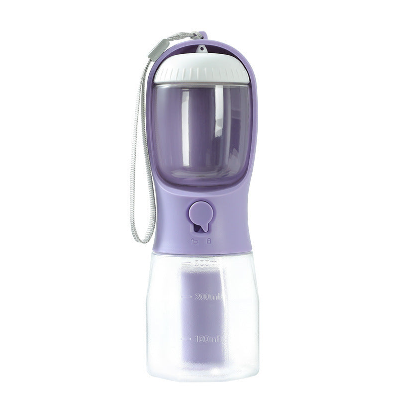 3-in-1 Portable Dog Water Bottle – Water, Snack & Waste Bag Holder in One Smart Design - Doggy Dreamland