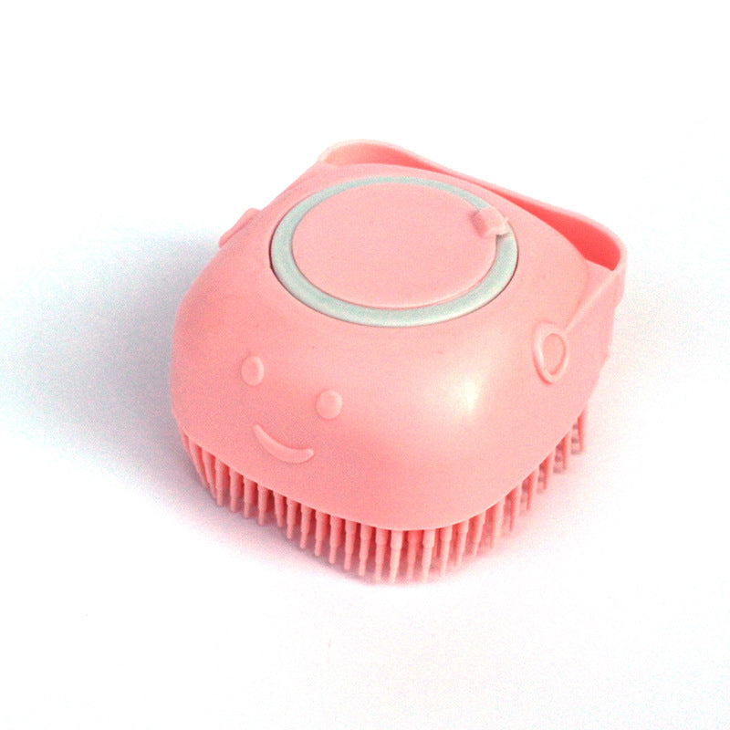 Silicone Dog & Cat Bath Brush – Grooming Gloves with Shampoo Dispenser for Easy Cleaning - Doggy Dreamland