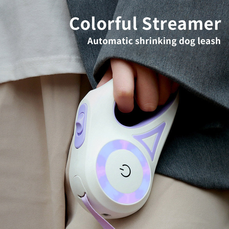 LED Spotlight Dog Leash and Collar – Smart, Retractable & Night Safe - Doggy Dreamland