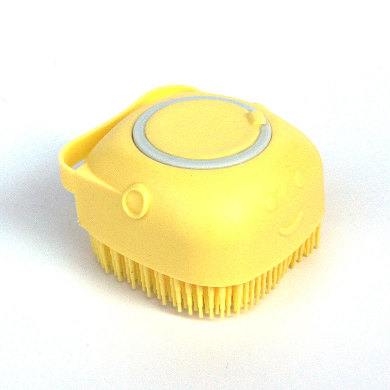 Silicone Dog & Cat Bath Brush – Grooming Gloves with Shampoo Dispenser for Easy Cleaning - Doggy Dreamland