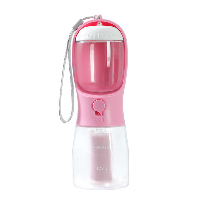 3-in-1 Portable Dog Water Bottle – Water, Snack & Waste Bag Holder in One Smart Design - Doggy Dreamland