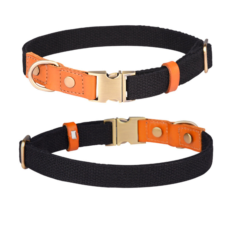 Leather Pet Collar – Comfortable & Durable Design - Doggy Dreamland