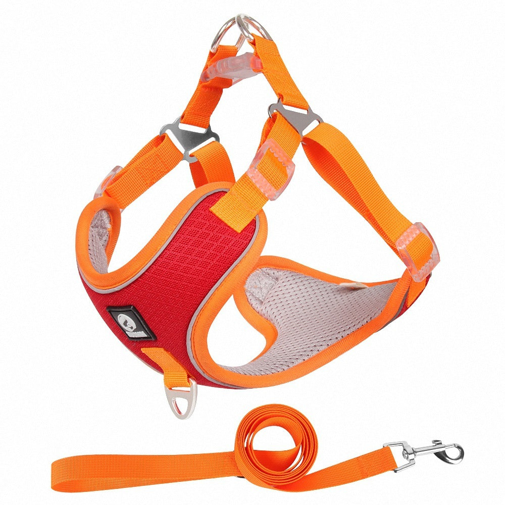Breathable Reflective Harness & Leash Set for Dogs & Cats - Doggy Dreamland
