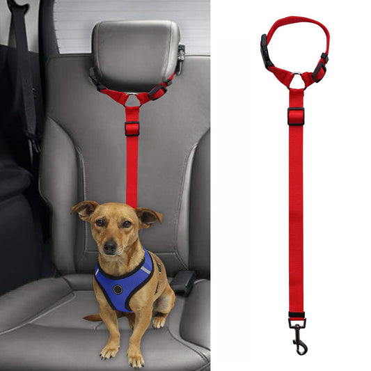 Multifunctional Pet Car Seatbelt & Leash – Secure Travel & Walks - Doggy Dreamland