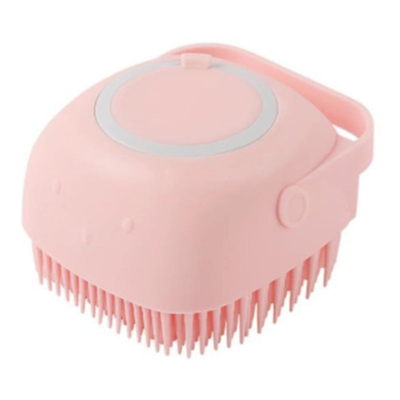Silicone Dog & Cat Bath Brush – Grooming Gloves with Shampoo Dispenser for Easy Cleaning - Doggy Dreamland