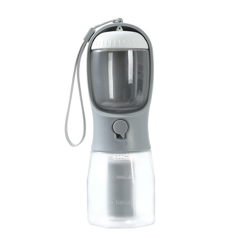3-in-1 Portable Dog Water Bottle – Water, Snack & Waste Bag Holder in One Smart Design - Doggy Dreamland