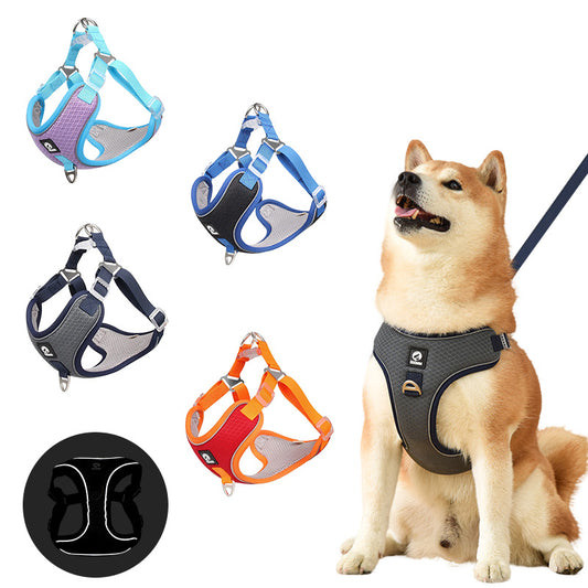 Breathable Reflective Harness & Leash Set for Dogs & Cats - Doggy Dreamland