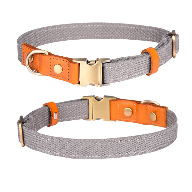 Leather Pet Collar – Comfortable & Durable Design - Doggy Dreamland