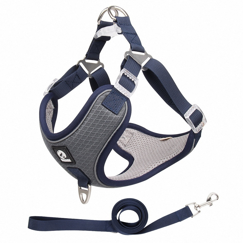 Breathable Reflective Harness & Leash Set for Dogs & Cats - Doggy Dreamland