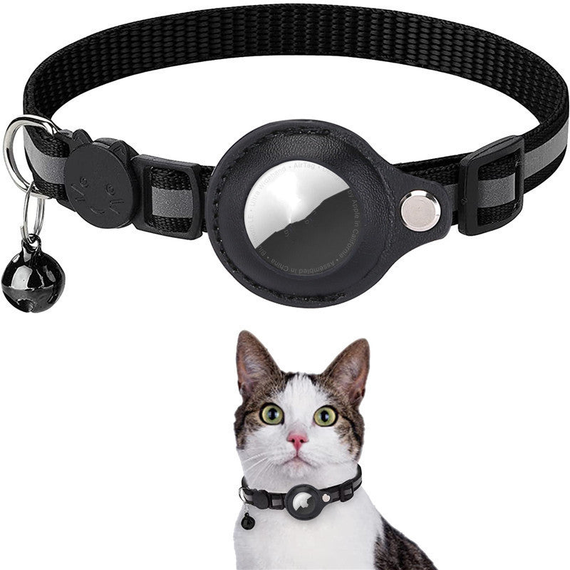 Reflective Nylon Collar with AirTag Holder – Ideal for Active Pets - Doggy Dreamland