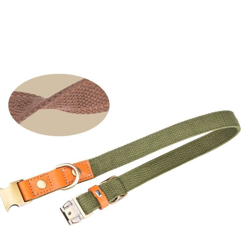 Leather Pet Collar – Comfortable & Durable Design - Doggy Dreamland