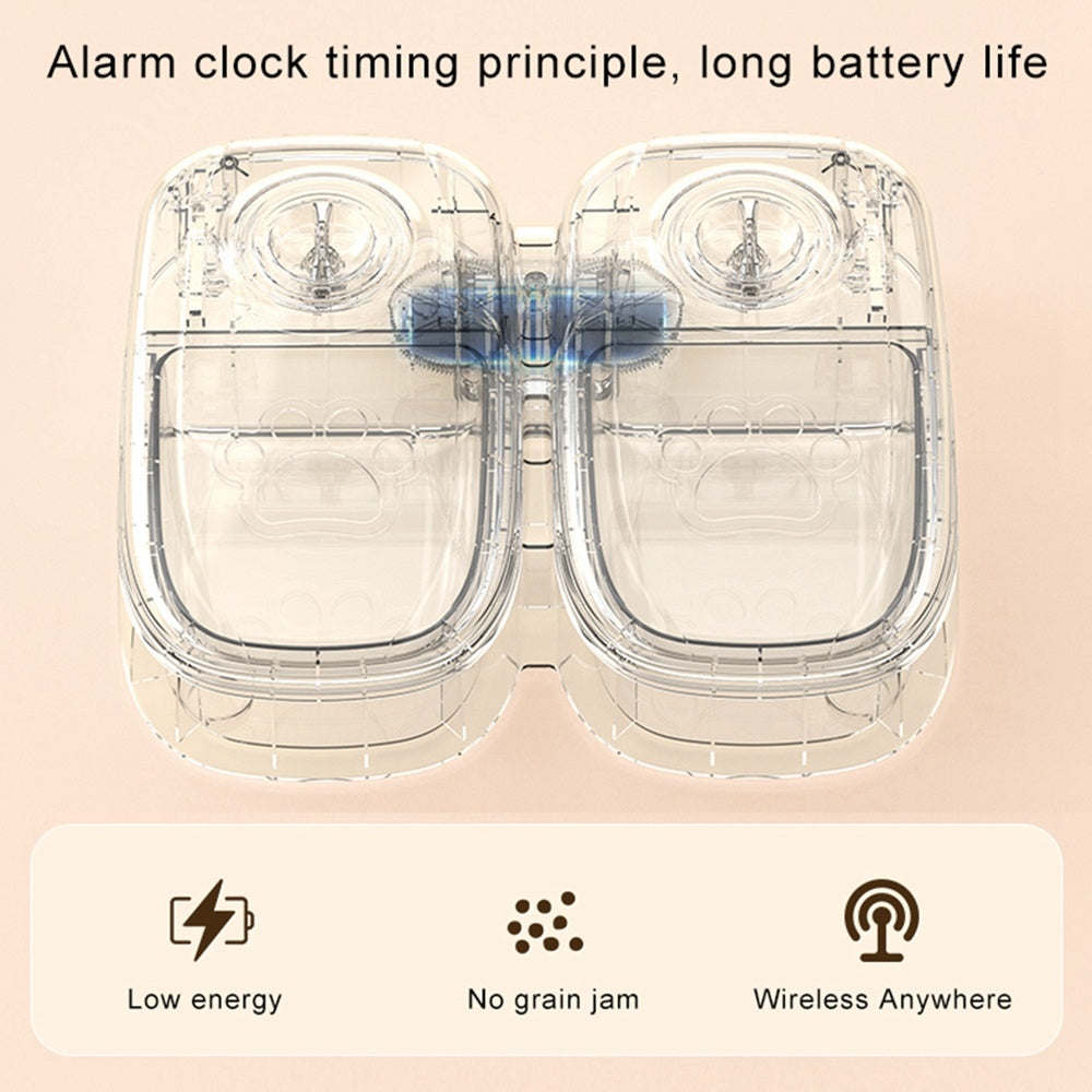 Smart Automatic Pet Feeder with Timer – Stainless Steel Bowl Food Dispenser for Cats and Dogs - Doggy Dreamland